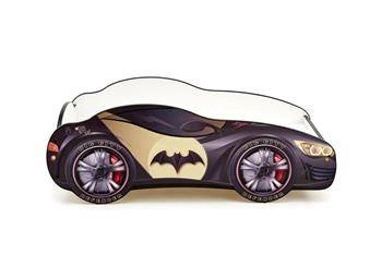 Łóżko dziecięce Batman Car szare