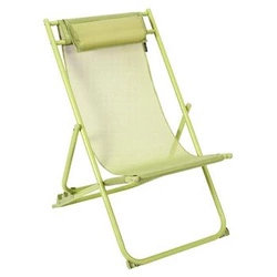 Leżak Canard składany zielony