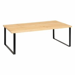 Ordera półka kuchenna drewniana i metalowa 50x30 cm czarna skandynawska stojąca 5five