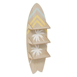 Półka ścienna deska surfingowa boho na książki MDF naturalna 112cm 5five simply smart
