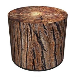 Pufa ogrodowa Forest Intesi okrągła wodoodporna do ogrodu i na taras nowoczesna 40 cm