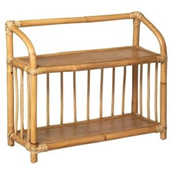 Regał na książki i zabawki dziecięcy rattanowy boho Atmosphera niski naturalny 60 cm