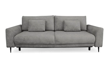 Nowoczesna sofa rozkładana Ferrero z funkcją spania 3 osobowa szara do salonu