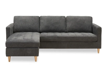 Narożnik Firenze szary ciemny  uniwersalny