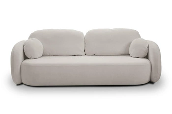 Sofa Salby z funkcją spania szara jasna   Sicuro 65