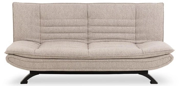 Sofa rozkładana z funkcją spania Faith Monza beżowa 3 osobowa do salonu styl skandynawski