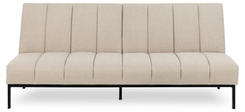 Sofa rozkładana Caix beżowa nowoczesna z funkcją spania do salonu Actona 198 cm