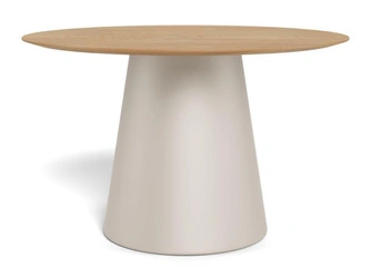 Stół okragły Soli 120cm dąb/kaszmir