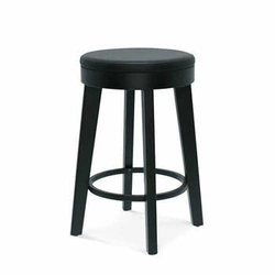 Hoker tapicerowany Ufo niski 65 cm FAMEG do kuchni i jadalni drewniany personalizowany