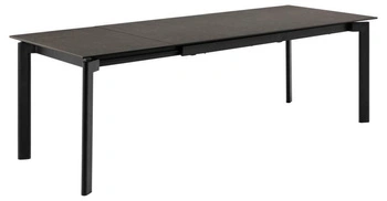 Stół rozkładany Palermo czarny ceramika do jadalni i salonu 180-240