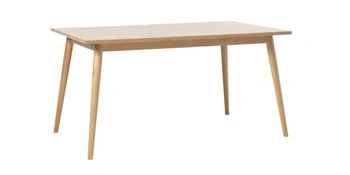 Stół rozkładany Barrali dąb naturalny do jadalni 150x90 cm