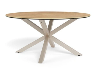 Stolik kawowy Heaven okrągły 82 cm do salonu dąb naturalny