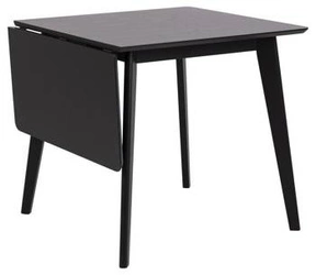 Stół rozkładany do jadalni Roxby czarny nowoczesny kompaktowy Actona 120 cm
