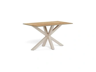 Stół Heaven 135x80 nowoczesny do jadalni ceramika dąb kaszmir