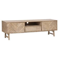 Szafka RTV drewniana Aeris Atmosphera 180 cm rustykalna z jodełką do salonu