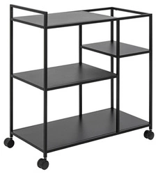 Metalowy wózek barowy na kółkach Newcastle Actona industrialny do kuchni i salonu 78 cm