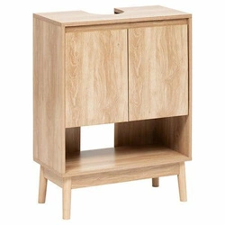Szafka łazienkowa stojąca pod umywalkę Abana naturalna dąb 60 cm klasyczna skandynawska 5five