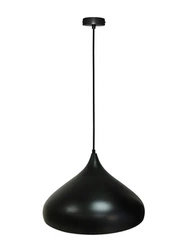 Lampa wisząca Viborg czarna metalowa 42 cm do salonu i jadalni nad stół nowoczesna