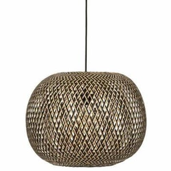 Lampa wisząca kula bambusowa Sinai 45cm regulowana do salonu, jadalni lub kuchni