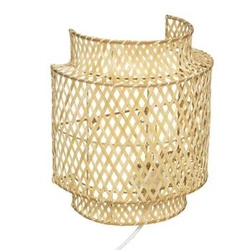 Kinkiet ścienny Liby bambusowy boho naturalny do salonu i sypialni Atmosphera 28 cm