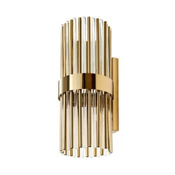 Kinkiet ścienny LAGO złoty 50 cm nowoczesny glamour do salonu i sypialni Step into Design