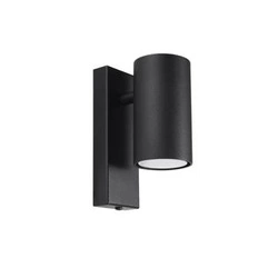Kinkiet ścienny UTTI czarny nowoczesny metalowy do salonu sypialni łazienki Sollux Lighting