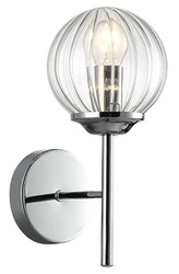 Kinkiet ścienny Best 2 chrom szklany klasyczny do salonu i sypialni CANDELLUX LIGHTING