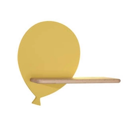 Kinkiet ścienny LED Balloon 4W drewniany złoty do pokoju dziecięcego CANDELLUX LIGHTING