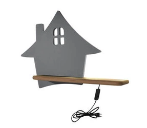 Kinkiet House lampa 4W LED 4000K kl iq  kids z przewodem szary