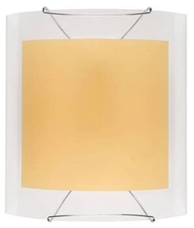 Kinkiet ścienny Gift beżowy szklany nowoczesny do sypialni i salonu Candellux Lighting