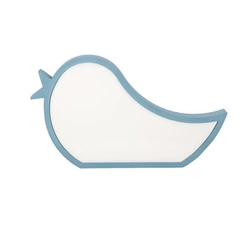 Lampa wisząca Bird 12W LED 3000K iq kids  niebieski