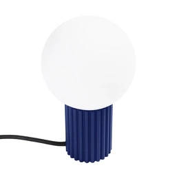 Lampka biurkowa HALO ultramaryna nowoczesna aluminiowa lampa na biurko do sypialni i pokoju dziecka