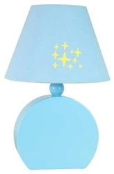 Lampa stołowa Ofelia # # lampka gab. mdf 1x40W E14 niebieska