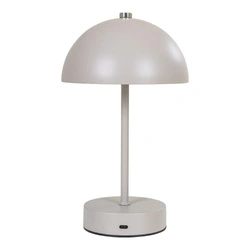 Lampka nocna LED Holt beżowa bezprzewodowa dotykowa do sypialni