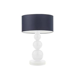Lampka nocna HONOLULU nowoczesna z granatowym abażurem do sypialni i salonu LYSNE