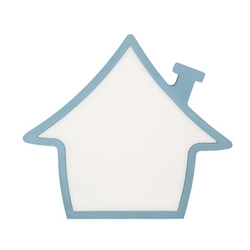 Lampka nocna LED House niebieska do pokoju dziecka, dekoracyjna na biurko CANDELLUX