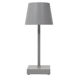 Lampka nocna LED Blanca szara dotykowa nowoczesna do sypialni i salonu Intesi