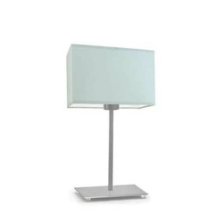 Lampka nocna AMALFI miętowa z abażurem nowoczesna do sypialni i salonu LYSNE 40 cm