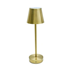 Lampka nocna Casablanca LED złota dotykowa ze ściemniaczem 36 cm