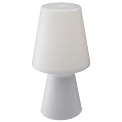 Lampka nocna LED Wiza biała nowoczesna do ogrodu i sypialni przenośna USB Atmosphera