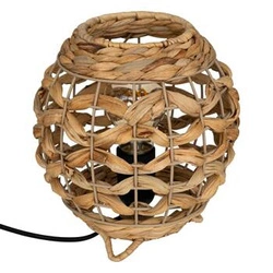 Lampka nocna Sand Atmosphera skandynawska wiklinowa do sypialni i salonu 20 cm