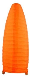 Lampka nocna Papirus minimalistyczna papierowa pomarańczowa do sypialni lub salonu 38 cm