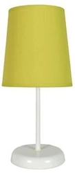 Lampka nocna Gala zielona nowoczesna z abażurem do sypialni i salonu CANDELLUX 31 cm