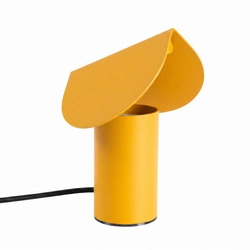 Lampa biurkowa LED BISCUIT żółta nowoczesna na biurko do salonu