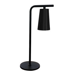 SIDER nowoczesna czarna lampka nocna do sypialni i salonu metalowa CANDELLUX LIGHTING