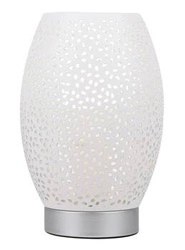 Venus nowoczesna lampa stołowa do sypialni biała metalowa dekoracyjna CANDELLUX LIGHTING