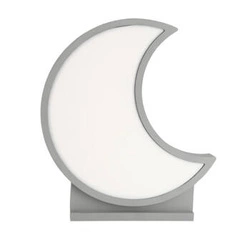 Lampa stołowa Moon 12W LED 3000K iq kids szary