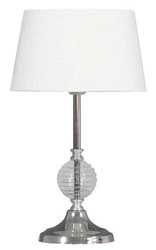 Lampa stołowa Fero 1x60W E27 transparent