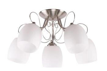 Lampa sufitowa Amba 5-punktowa klasyczna biała do salonu i jadalni CANDELLUX