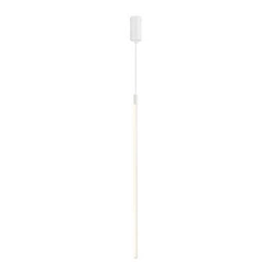 Nowoczesna lampa wisząca LED SPARO M biała 80 cm do kuchni, salonu lub nad stół